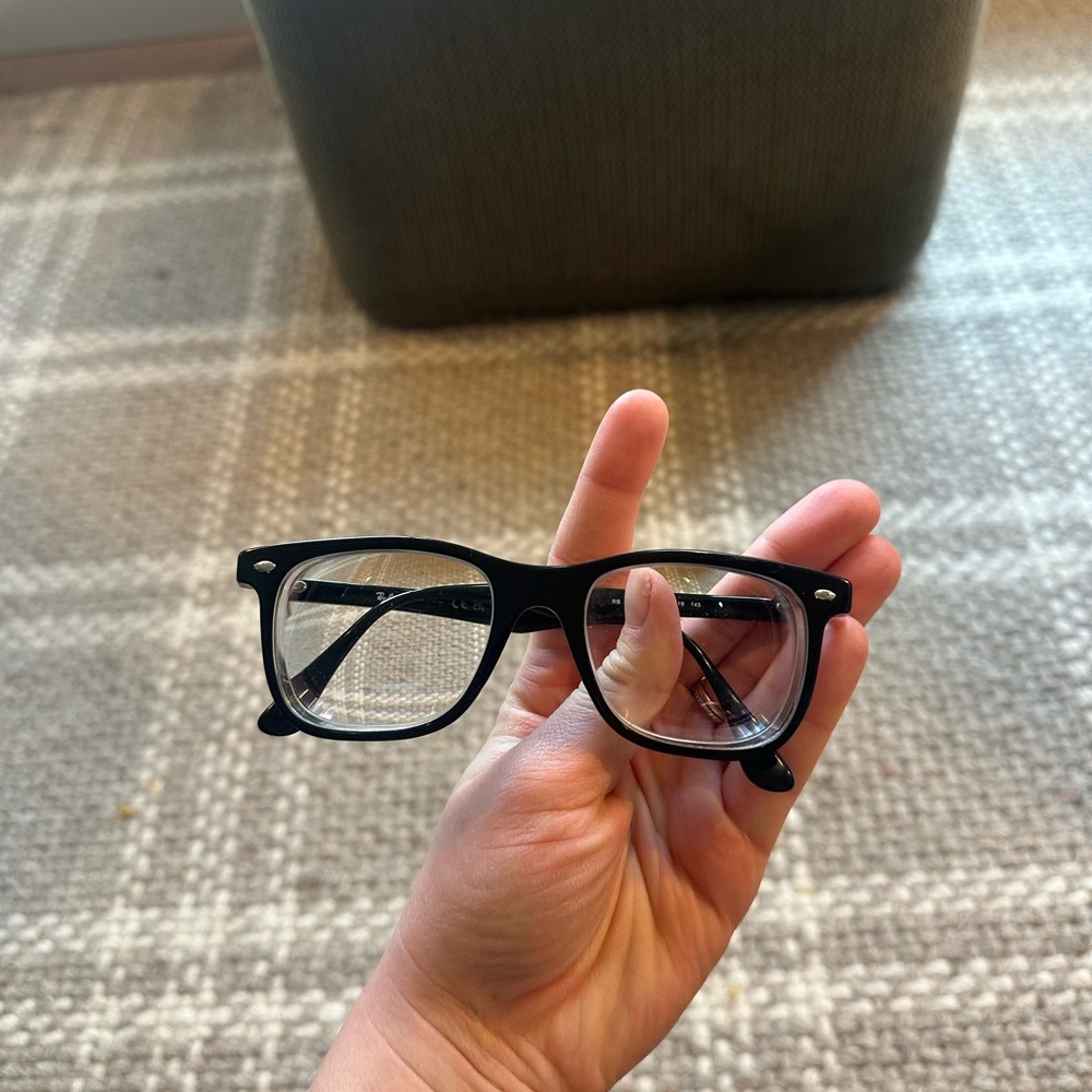 Ray-Ban Black Wayfarer-Style Glasses
